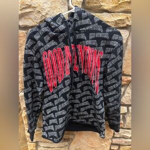 NAV X VLONE Good Intentions Hoodie, Red, Black, White Size Medium